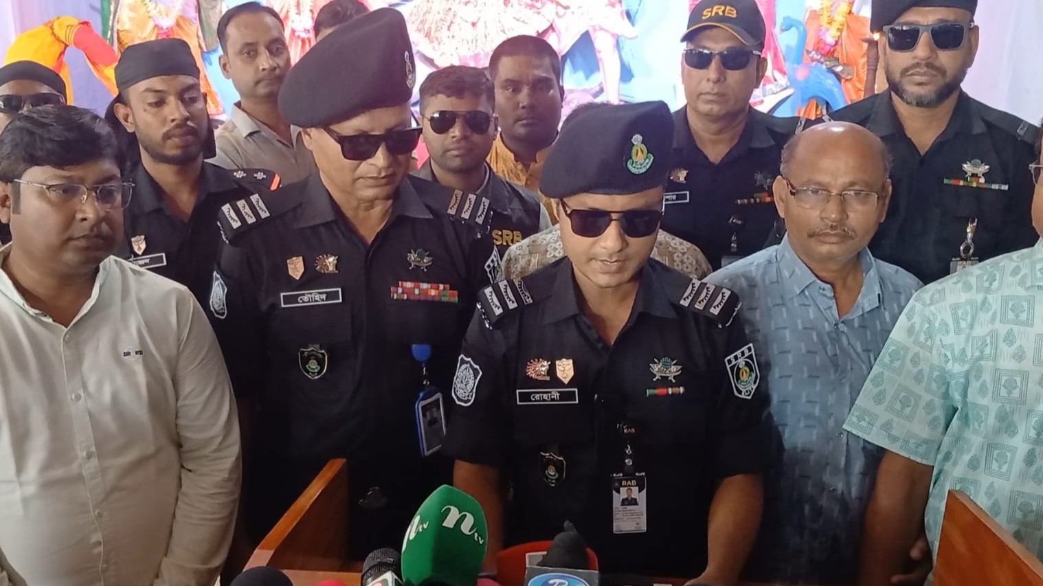 দুর্গাপূজা ঘিরে পঞ্চগড়ে এসআরবির বিশেষ নিরাপত্তা
